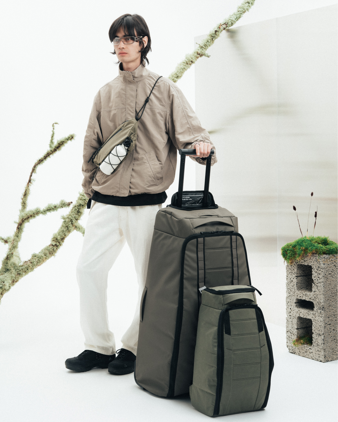 Hugger Roller Bag 90L Forest Green